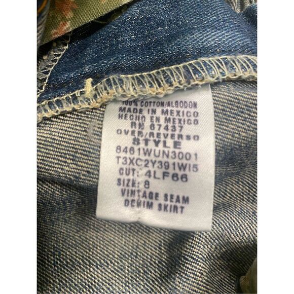 Ralph Lauren Polo Number 67 Denim Mini Skirt Size 8 Classic - Picture 5 of 9